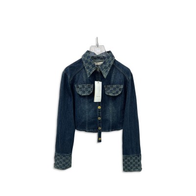 GUCCI RETRO WASHED DENIM JACKET